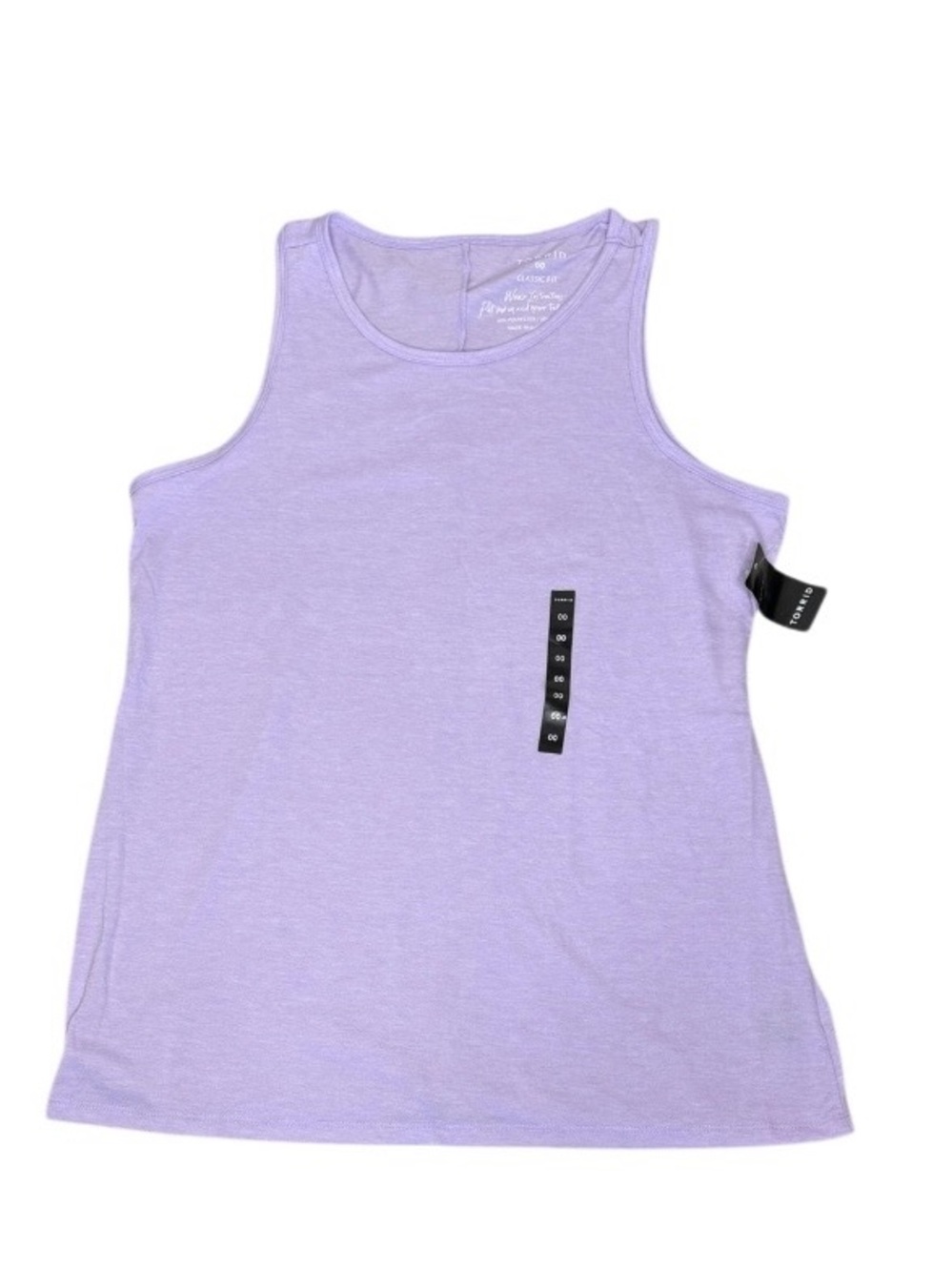 Torrid Classic Fit Lavender
Sleeveless Relaxed Fit Knit Tank Top Size 00 NWT